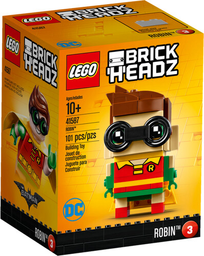 LEGO LEGO 41587 Brickheadz Robin, LEGO Batman le film, Super-héros 673419267168
