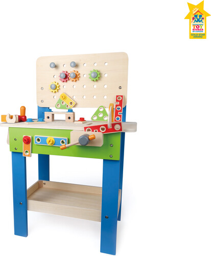 Hape Établi en bois avec outils 40 pièces 6943478004221