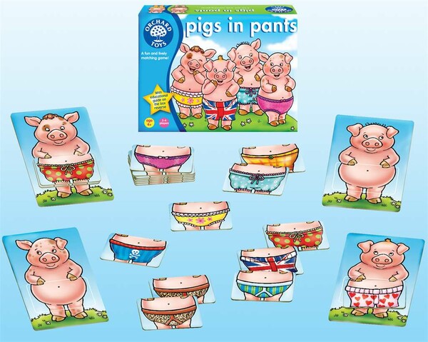 Orchard Toys Cochons en pantalons (Pigs in Pants) (fr/en) 5011863101778