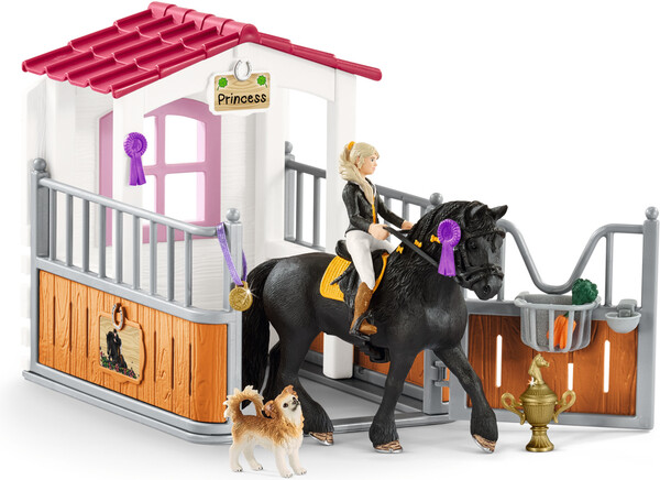 Schleich Schleich 42437 Box avec Tori et Princess du Horse Club 4059433572666