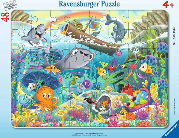 Ravensburger casse-tête Casse-tête 48 Carton encadré - Ocean Friends 4005555041566