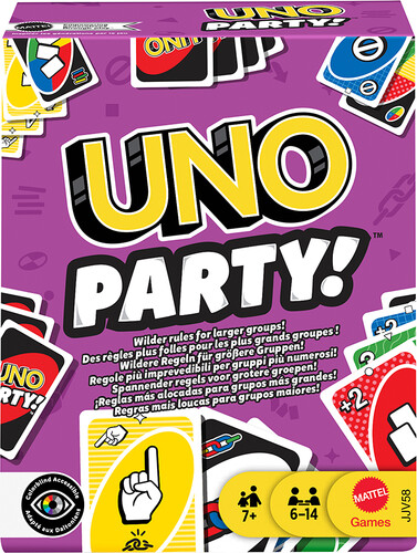 Mattel Jeu Uno (fr/en) party 194735342402