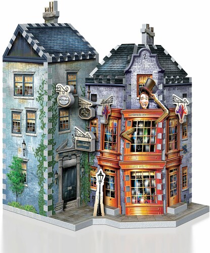 Wrebbit Casse-tête 3D Harry Potter Weasley Farces pour sorciers facétieux et La Gazette du sorcier (285pcs) 665541005114