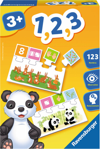 Ravensburger Jeu éducatif 1 2 3 (fr) 4005556240456