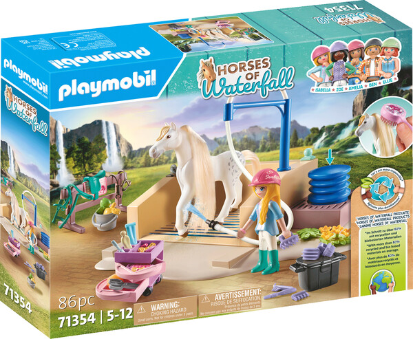 Playmobil Playmobil 71354 Isabella et Lioness avec aire de lavage pour chevaux 4008789713544