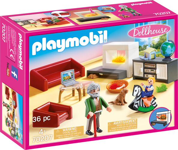 Playmobil Playmobil 70207 Salon avec cheminée 4008789702074