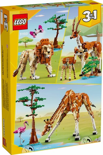 LEGO LEGO 31150 Les animaux sauvages du safari 673419388641
