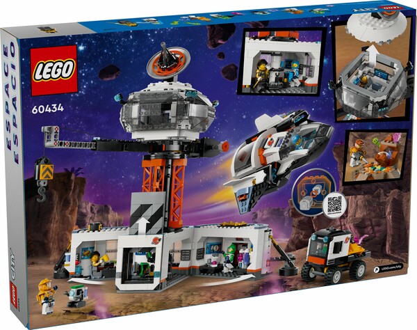 LEGO LEGO 60434 La station spatiale et la base de lancement de fusées 673419390200