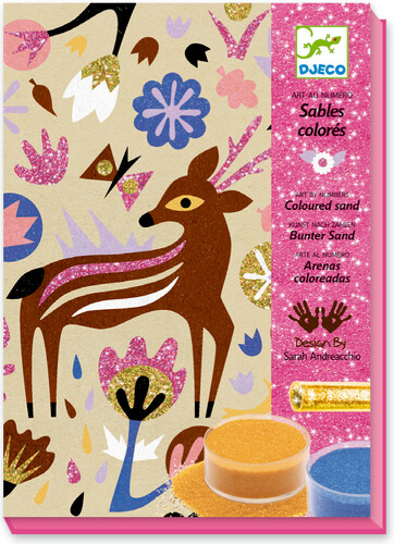Djeco Sables colorés Merveilles des bois (fr/en) 3070900086623