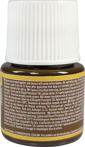 pébéo Peinture pour porcelaine 150 45ml havane 34 3167860240346