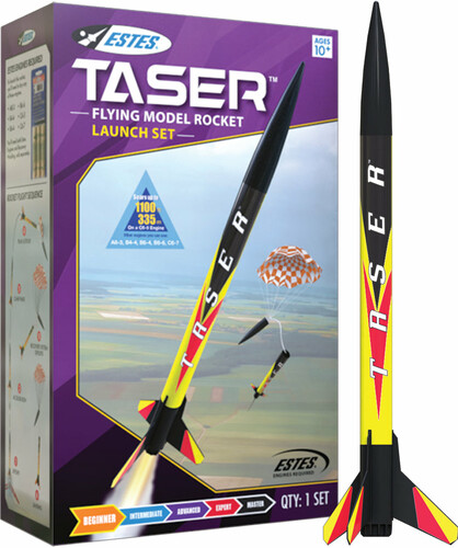 Estes Taser rocket launch set-e2x 047776014916