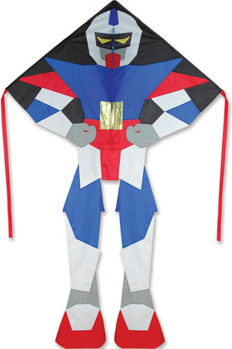 Premier Kites Cerf-volant monocorde large facile à voler super robot (Super Bot) 46'' x 90'' 630104441852
