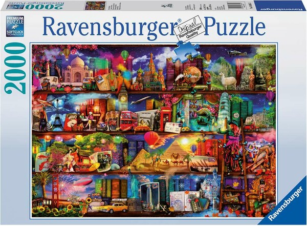 Ravensburger Casse-tête 2000 Le monde des livres 4005556166855