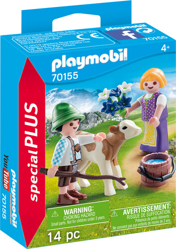 Playmobil Playmobil 70155 Enfant avec veau 4008789701558