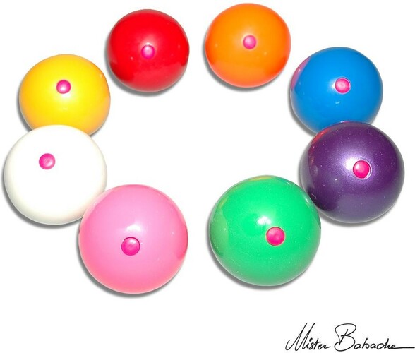 Mister Babache Balle à jongler bubble 63mm (unité) (varié) *