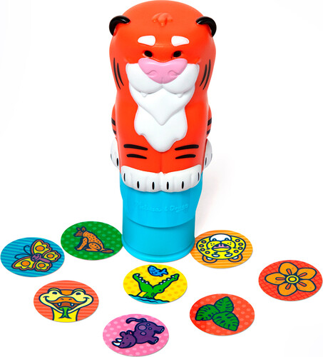 Melissa & Doug sticker wow - bloc d'activités et estampeuse à autocollants - tigre 681147000285