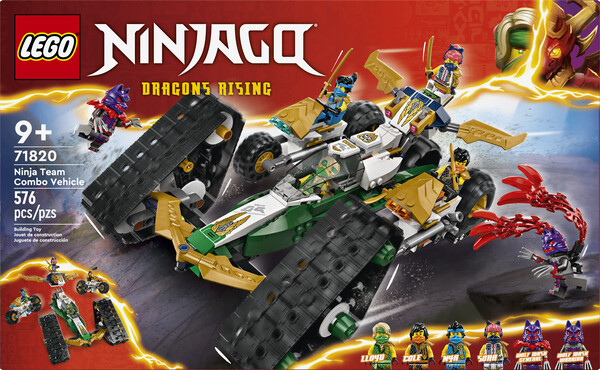 LEGO LEGO 71820 Le véhicule mixte de l’équipe ninja 673419389860