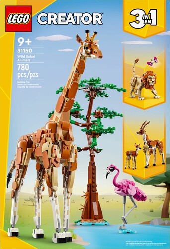 LEGO LEGO 31150 Les animaux sauvages du safari 673419388641