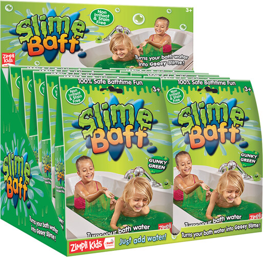 Zimpli Kids Baff gluant vert (Slime) pour le bain avec instructions en français 813974020147