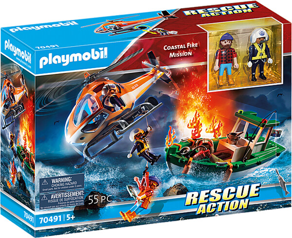 Playmobil Playmobil 70491 Mission d'incendie côtier 4008789704917