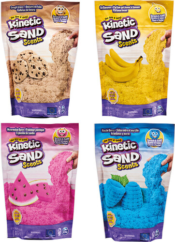 Kinetic Sand Kinetic Sand Sable parfumé 8oz délice mûre/myrtille (sable cinétique) 778988242001