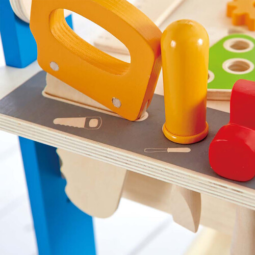 Hape Établi en bois avec outils 40 pièces 6943478004221