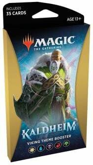 Wizards of the Coast MTG Kaldheim theme booster Vikings *