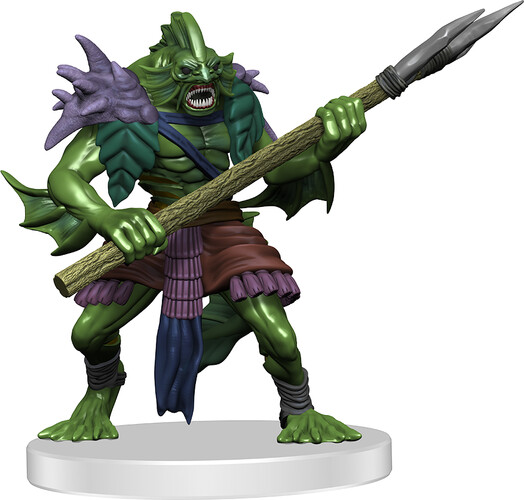NECA/WizKids LLC Dnd Painted Minis icons 04: Icons of the Realms Sahuagin Warband 634482961124
