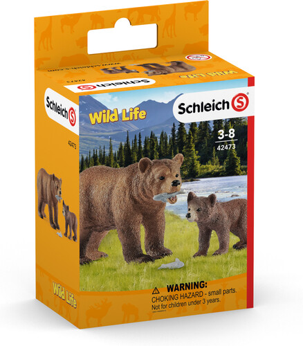 Schleich Schleich 42473 Maman grizzly avec ourson 4059433572369