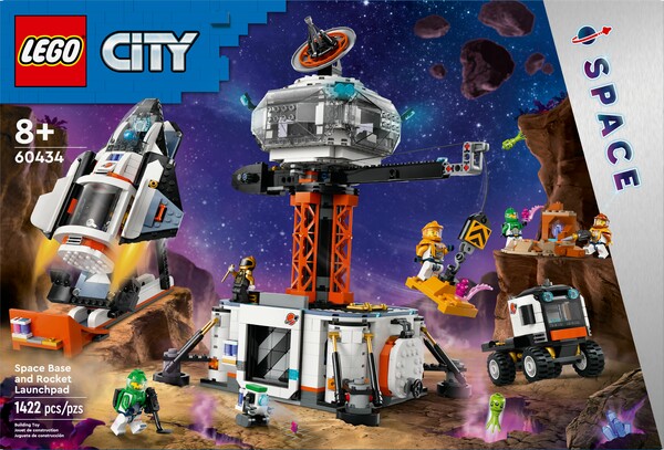 LEGO LEGO 60434 La station spatiale et la base de lancement de fusées 673419390200