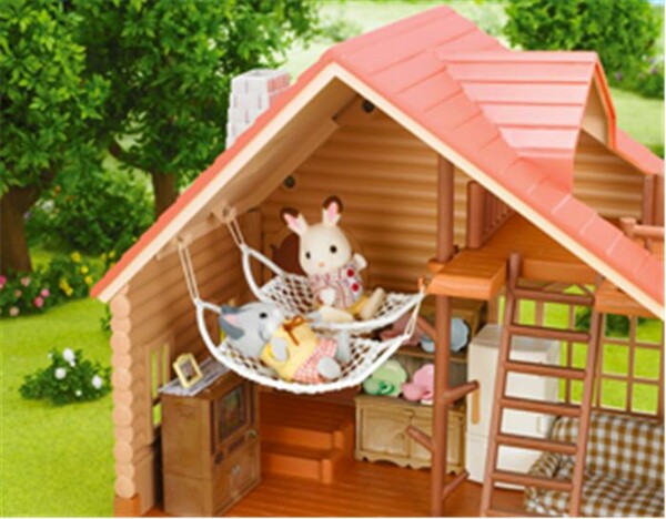 Calico Critters Calico Critters Chalet au bord du lac rustique non meublé sans animaux 020373214569