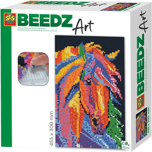 SES creative Beedz - Perles à repasser - Cheval fantaisiste 8710341060084