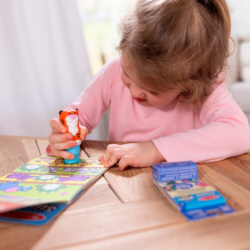 Melissa & Doug sticker wow - bloc d'activités et estampeuse à autocollants - tigre 681147000285