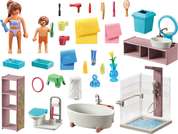 Playmobil Playmobil 71611 Salle de bain avec douche et baignoire 4008789716118