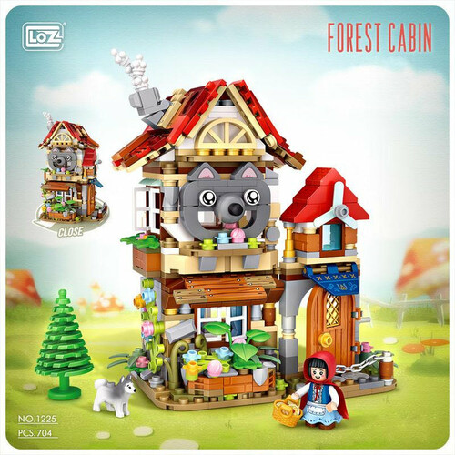 LOZ Block LOZ Mini Block - Cabane en forêt du petit chaperon rouge 6932691912253