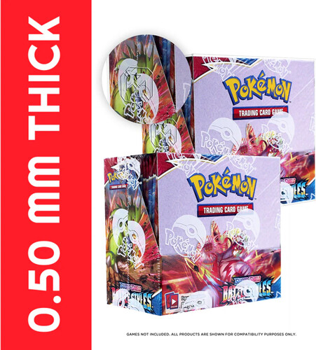 Evoretro EvoRetro pokemon booster large box pet protector soft crease 0.50mm 5pk 3701492103435