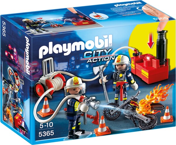 Playmobil Playmobil 5365 Pompiers avec boyaux à incendie (juin 2015) 4008789053657
