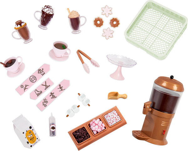 Poupées Our Generation Accessoires OG - "Choco-Tastic Stand" pour poupée de 46 cm 062243429222
