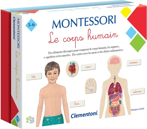 Clementoni Montessori - Le corps humain (fr) 8005125523702