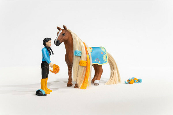 Schleich Schleich 42585 Coffret cheval à coiffer Kim er Caramelo 4059433574400