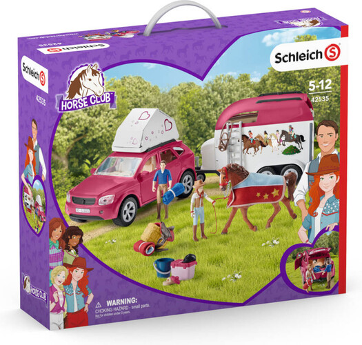Schleich Schleich 42535 Grand voyage équestre en voiture et remorque 4059433573014