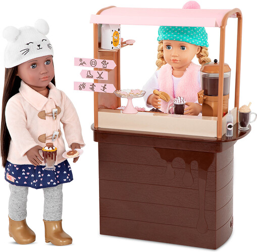 Poupées Our Generation Accessoires OG - "Choco-Tastic Stand" pour poupée de 46 cm 062243429222