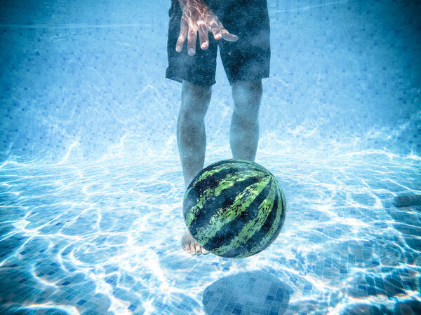 PlaSmart Ballon melon d'eau pour la piscine 827169002986