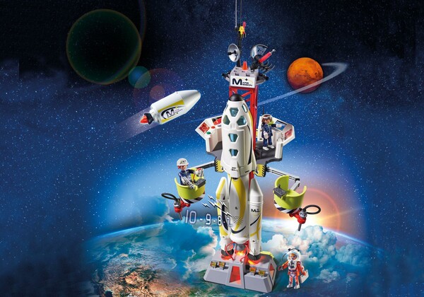 Playmobil Playmobil 9488 Fusée Mars avec plateforme de lancement 4008789094889