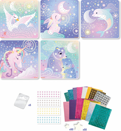 Sycomore stick'n fun - grand modèle 5 mosaïques - douce nuit 3700143948395