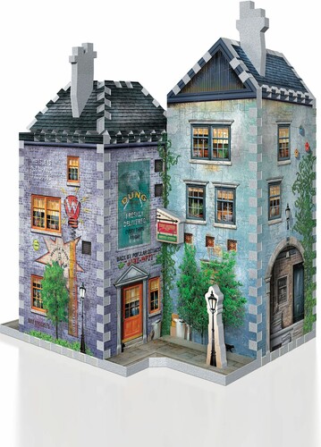 Wrebbit Casse-tête 3D Harry Potter Weasley Farces pour sorciers facétieux et La Gazette du sorcier (285pcs) 665541005114