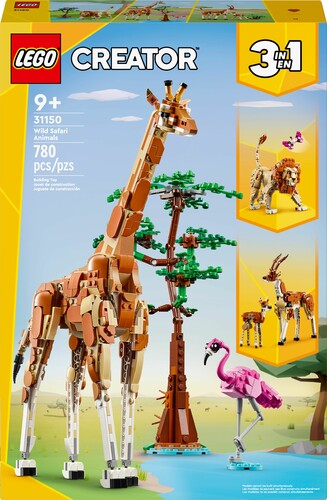LEGO LEGO 31150 Les animaux sauvages du safari 673419388641