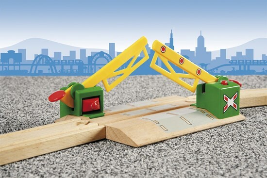 Brio Train Brio Train en bois Passage à niveau magnétique 33750 7312350337501