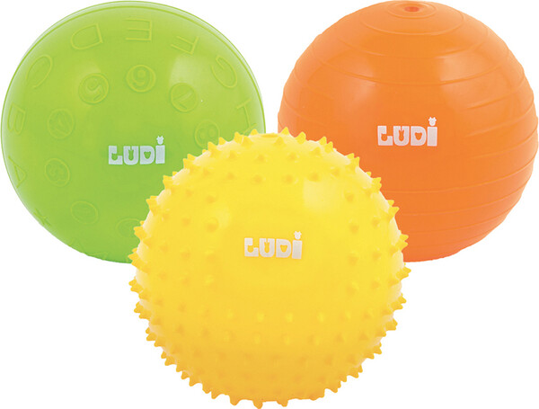LUDI 3 Balles sensorielles 3550839927896