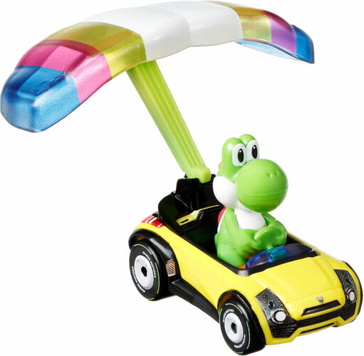 Hot Wheels Hot Wheels - Voiture Mario Kart Glider yoshi 887961923261